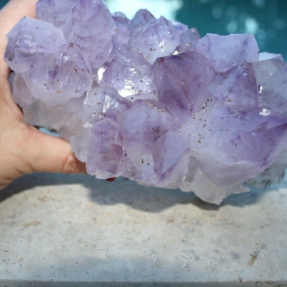 Uruguayan Deep Purple Amethyst Cluster 2.14 LB - Picture 7 of 7